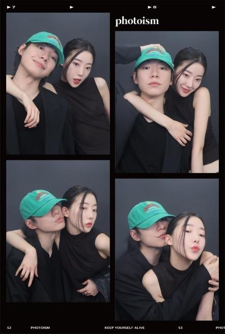 Photoismの出力サンプル(4カット・ふたり)