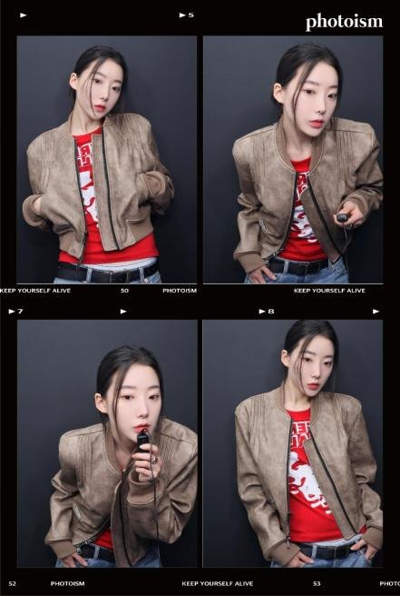 Photoismの出力サンプル(4カット・ポーズ違い)